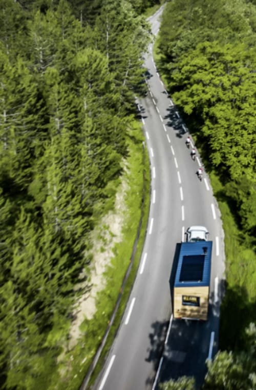 Logement insolite. Pépiite. Tiny  House sur la route