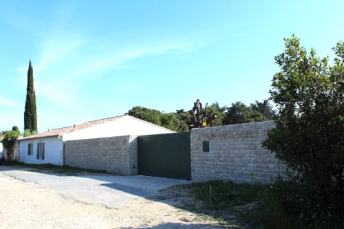 Gîte Vert au Moulin d'Angibaud, La Flotte - cottage en pierre avec vue sur le jardin