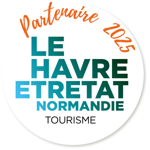 Logo partnership 2025 Le Havre-Etretat Normandie Tourisme