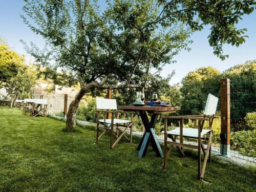 Cena en el jardín