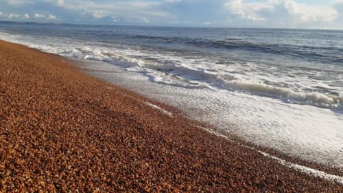 Beach in Portland, UK