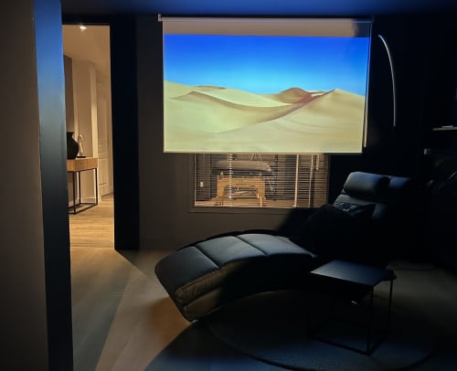 grand écran vidéo et vidéo projecteur cinéma