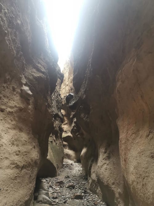 Vista del caños de Peña Partida