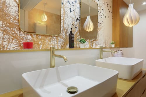 Lavabo | Robinet | Miroir | Lumières