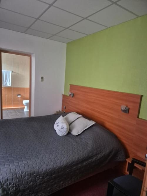 Bed | Bathroom | Pillow | Chair