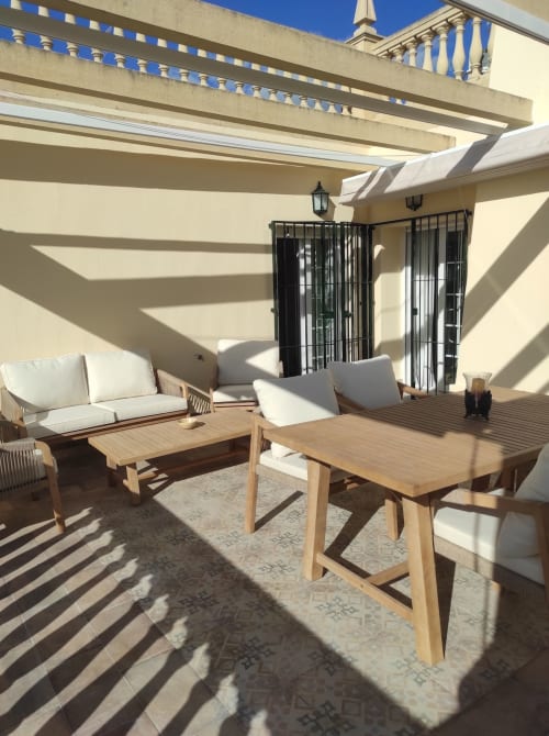 Terraza casona Torre Canela