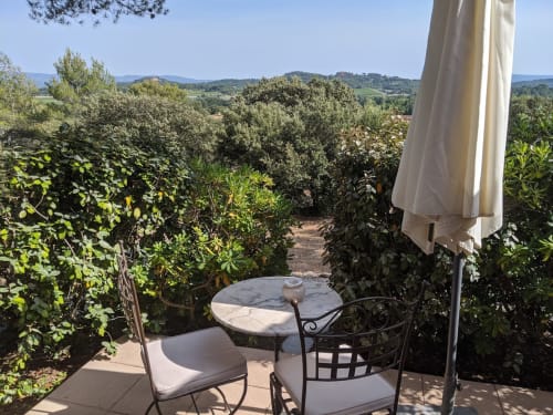 Terrasse privative - Hôtel La Clé des Champs Le Mas de Garrigon