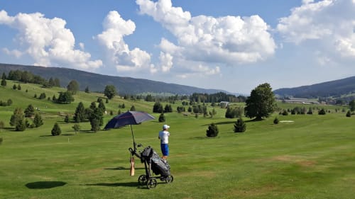 Golf | Espace | Greens | Ciel | Montagne