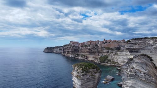 Falaise | Mer | Nuages ​​| Ciel