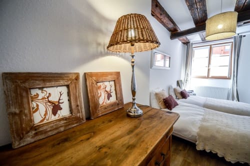 Chambre élégante et confortable du gîte Fleurs de Coton à Riquewihr