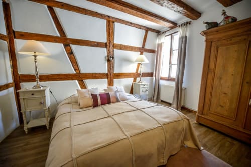 Chambre élégante et confortable du gîte Fleurs de Coton à Riquewihr