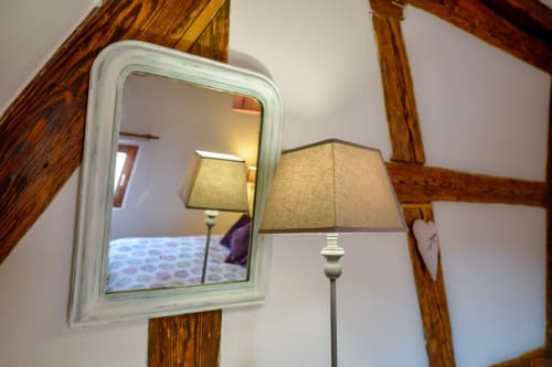 Chambre élégante et confortable du gîte Les Géraniums à Riquewihr