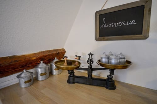Cuisine équipée moderne du gîte Les Géraniums à Riquewihr