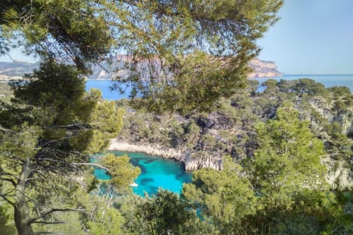 Arbres | Montagne | Ciel | Nuages ​​| Mer