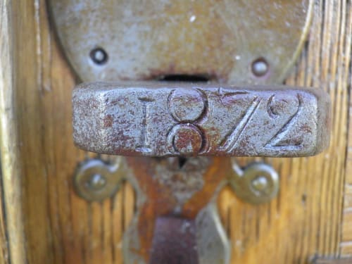 Détail de la porte d'entrée