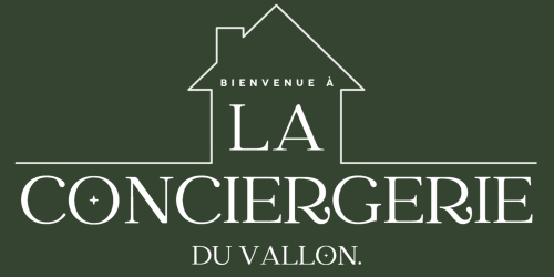 Logo | La Conciergerie du Vallon | Vert | Maison | Conciergerie | prestations | Locations 