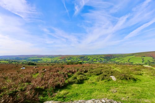view | Dartmoor national park | sky | clouds | grass