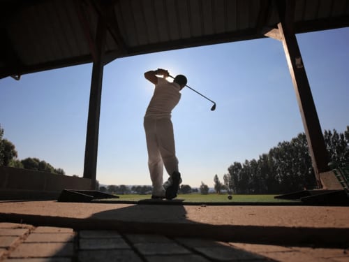 Golf de Cabourg Public où l'on peut aller jouer  au départ du Domaine des Thomins Maison d'hôte Cisai Saint-Aubin Hôtel Gacé