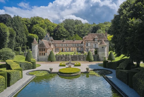 Jardin & Château de Boutemont que l'on peut visiter au départ du Domaine des Thomins Maison d'hôte Cisai Saint-Aubin Hôtel Gacé
