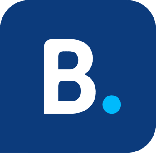 Logo Booking.com - application gestionnaire de propriété pour l'hôtel Domaine de la Glacière à Petit Bourg