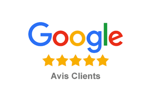 Badge de notation 5 étoiles Google pour l'hôtel Domaine de la Glacière à Petit-Bourg, Guadeloupe