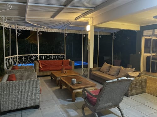 terrasse villa fregates marina saint francois guadeloupe 