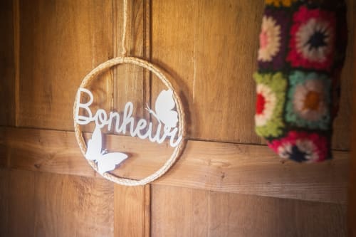 Flower Power années 70 hippie chambre d'hôtes 3 personnes Comme chez Louise Plestin-les-Grèves cotes d'Armor Bretagne