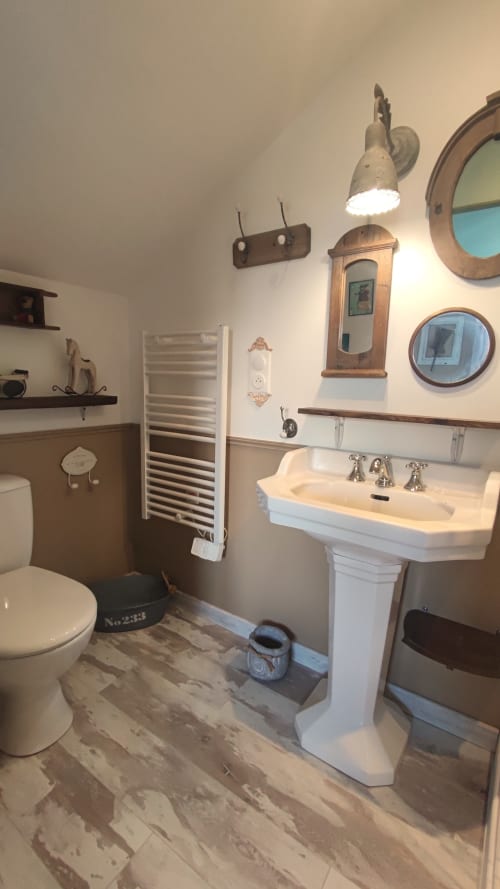 Le boudoir de Léontine un style shabby chic rétro chambre d'hôtes 2 personnes Comme chez Louise Plestin-les-Grèves cotes d'Armor Bretagne