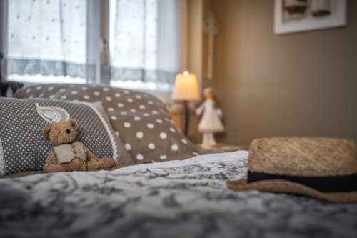 Le boudoir de Léontine un style shabby chic rétro chambre d'hôtes 2 personnes Comme chez Louise Plestin-les-Grèves cotes d'Armor Bretagne