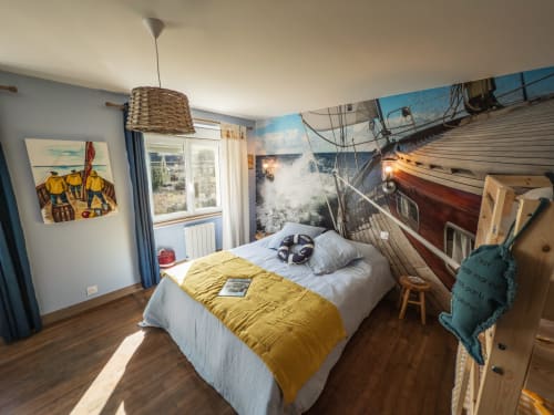 L'écale du vieux gréement marin mer chambre d'hôtes 4 personnes Comme chez Louise Plestin-les-Grèves cotes d'Armor Bretagne