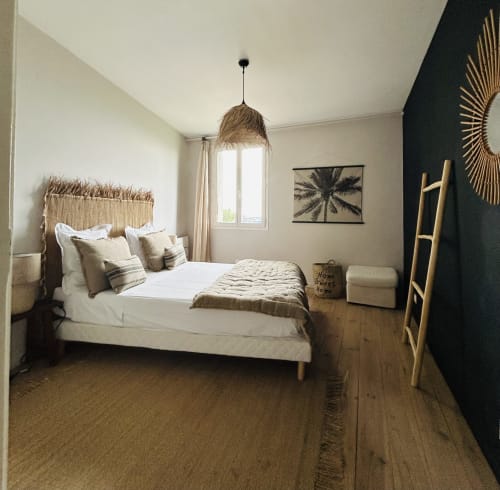 Location maison de vacances vue mer, Bastia, Corse. Chambre pour 2 personnes sur jardin et vue mer dans maison de charme.