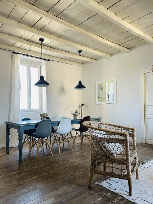 Maison en location, Vacances en Corse, Bastia, Corse. sale à manger dans maison de caractere