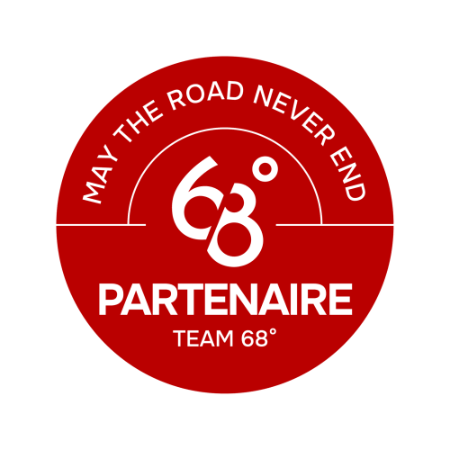 Badge de partenariat Team 68° pour le Bed & Breakfast Villa Magnolia Parc à Montélimar, France