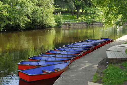 Northumberland Stays | Bridge Street Apartment | Boats | Lake | Trees