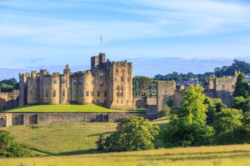 Northumberland Stays | Bridge Street Apartment | Castle | Trees | Sky | Grass