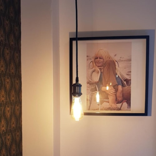 decoration chambre double BB BRigitte bardot hotel Saint Tropez papier peint bed and breakfast maison d'hotes 