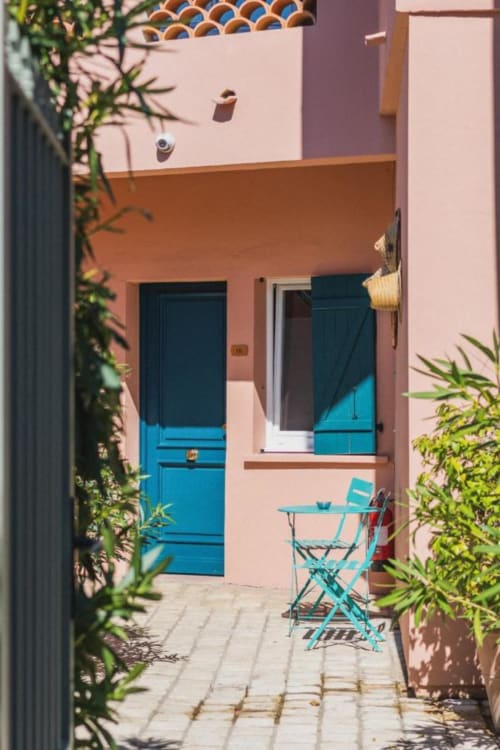 chambre avec terrasse hotel Saint Tropez 