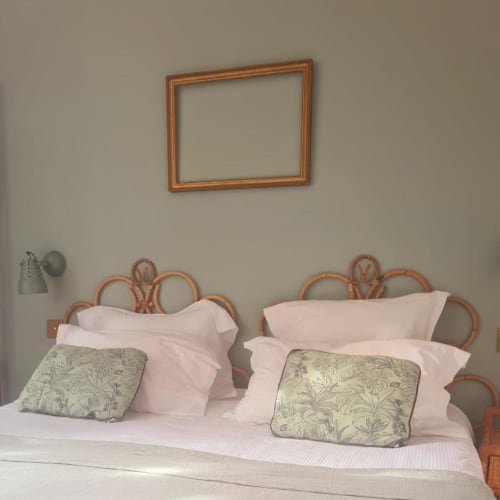 chambre double au calme centre ville vue jardin decoration boheme 