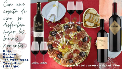Vinos y maridajes en Hotel Casona Mashei... donde los momentos se disfrutan mejor con una copita de vino.