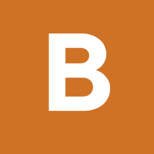 L'Atelier du Peintre | Hébergement | Icône | Lettre B | Orange
