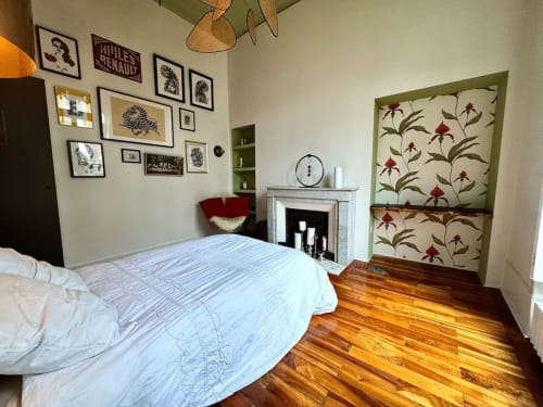 cozy bedroom rental Grenoble, comfortable short-term stay, luxury bedding, restful sleep in Grenoble
