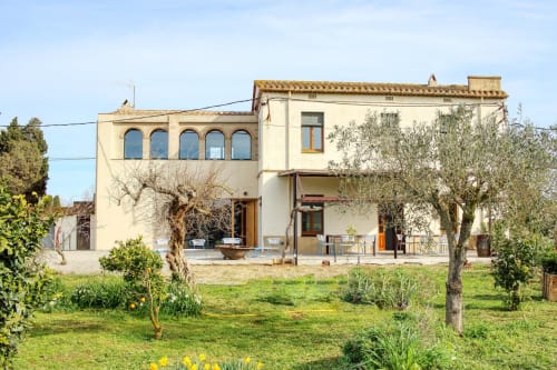 Finques Garcia Enrich countryside villa in Palafrugell with olive trees, garden, and traditional Mediterranean architecture