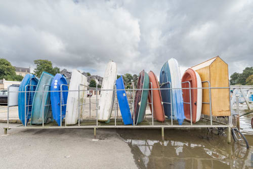 annexe de bateaux coloré - Ty Coz Breizh en bretagne au pays de Lorient 