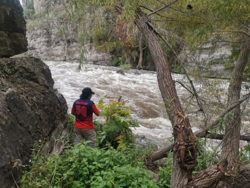 Rio Tula a su paso por Tasquillo, ideal para realizar la pesca, o darse un recorrido en kayak