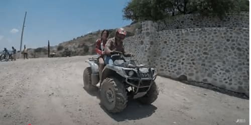 Puedes hacer varios circuitos con las motos 4x4 o cuatrimotos, en Tasquillo.
