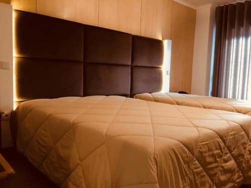 Cama do Quarto Individual no Hotel Europa








