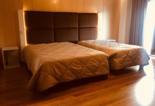 Cama do Quarto Individual no Hotel Europa








