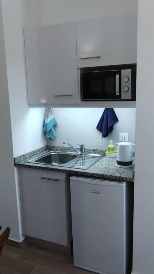 Cozinha | Quarto Duplo com Vista para o Jardim na Quinta do Oratório em Óbidos