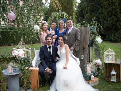 mariage au château d Quesmy famille Lombard jean noël