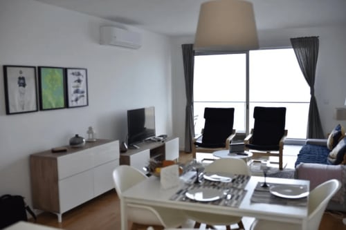 Dining area of the apartment | Unwind in Our Stunning Apartment with Breathtaking Sea Views

